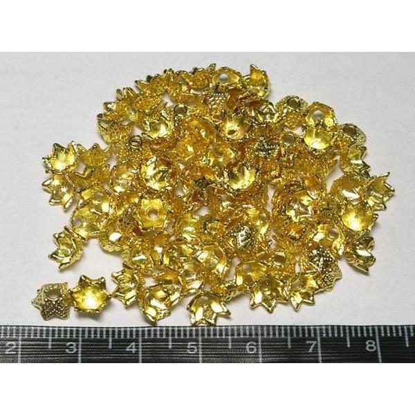 チベタン座金 スター 五芒星 ゴールド 約6mm 100個 6000892☆ |  | 02