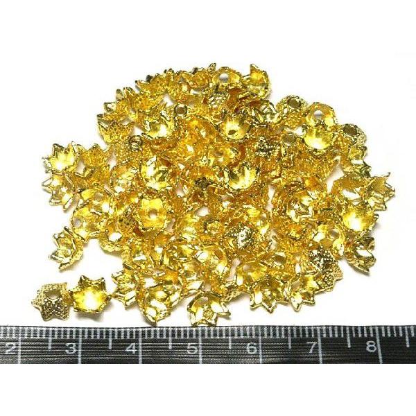 チベタン座金 スター 五芒星 ゴールド 約6mm 100個 6000892☆ |  | 03