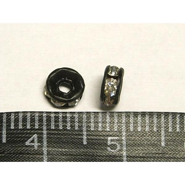 平ロンデル ブラック 約5mm 50個セット 6000929☆ |  | 02