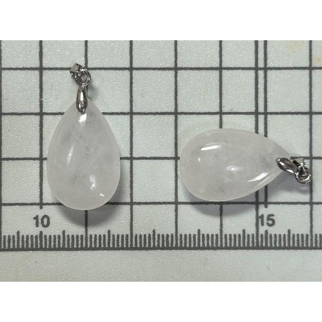 インクルージョンクォーツ しずく型 ペンダントトップ 天然石 6001972 |  | 01