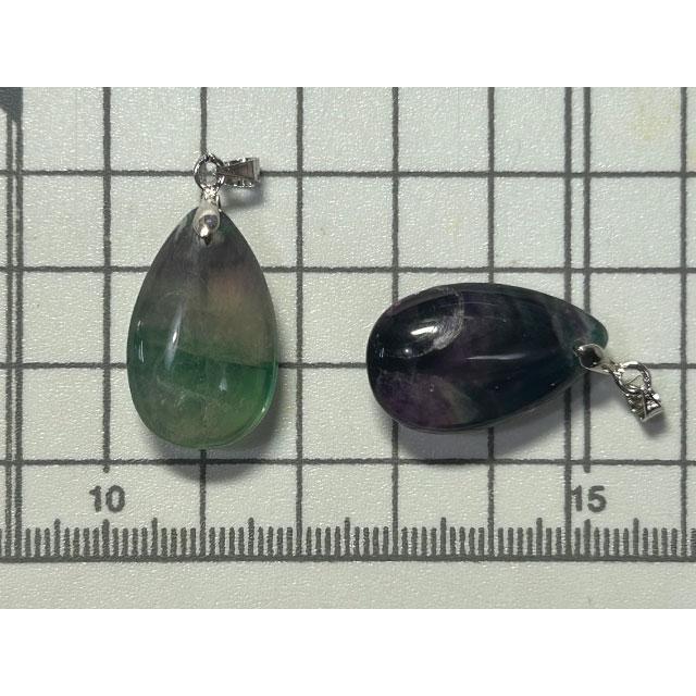 フローライト しずく型 ペンダントトップ 天然石 6001973 |  | 01