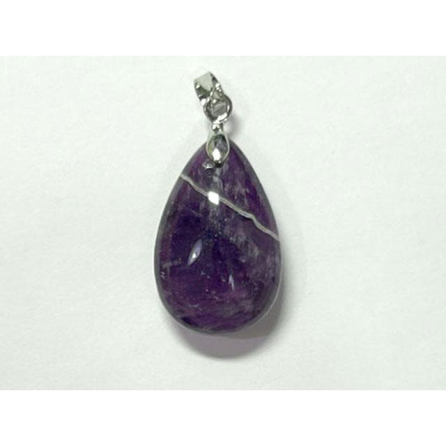 アメジスト しずく型 ペンダントトップ 天然石 6001978 | 