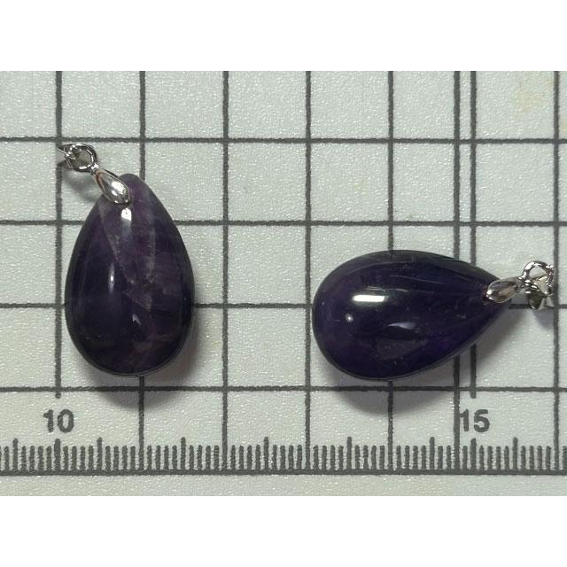 アメジスト しずく型 ペンダントトップ 天然石 6001978 |  | 01