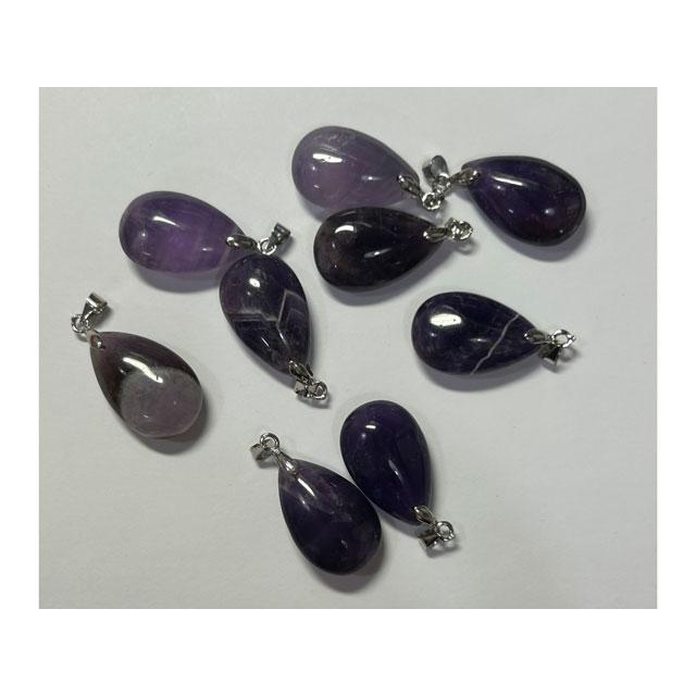 アメジスト しずく型 ペンダントトップ 天然石 6001978 |  | 02