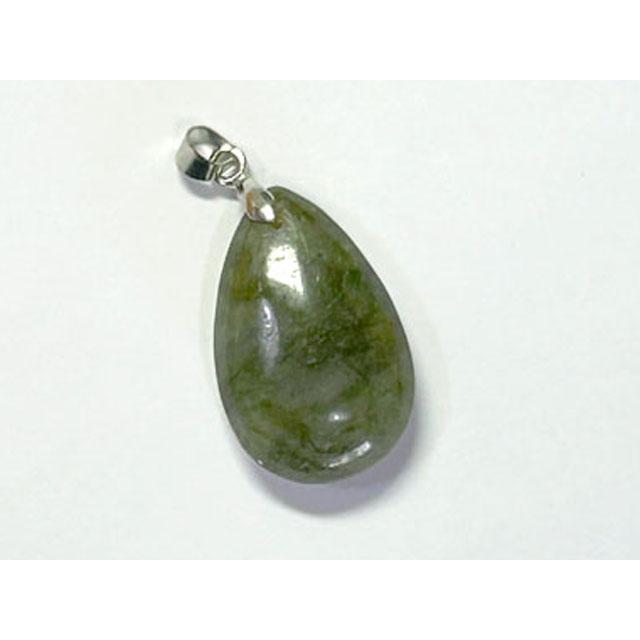 モスアゲート しずく型 ペンダントトップ 天然石 6001983 | 