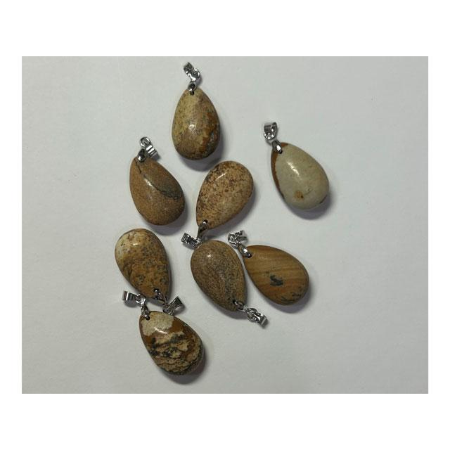 インペリアルジャスパー しずく型 ペンダントトップ 天然石 6001985 |  | 02