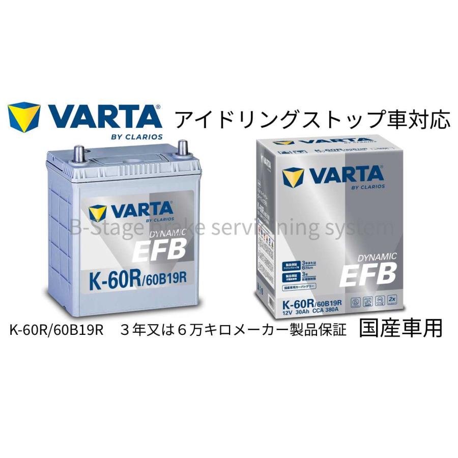 VARTA スペーシア MK42S MK53S MK94S バッテリー VARTA Dynamic EFB
