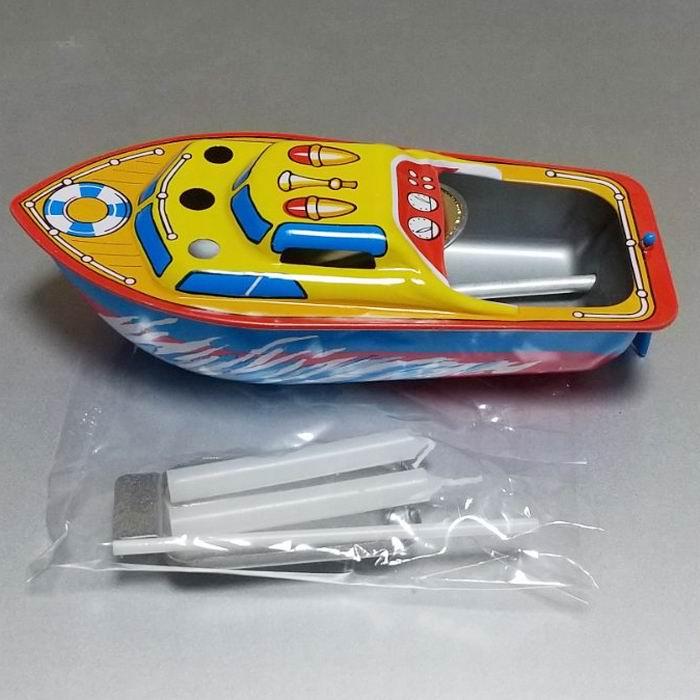 ブリキ製 ポンポン丸 Tin toy boat ボート 日本製 希少 昔ながらの