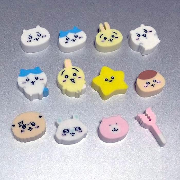 ちいかわ つめつめ消しゴム (1ボトル/全12種入り) ※ボトルカラー ちいかわ つめつめ消しゴム (1ボトル/全12種入り) ※ボトルカラー