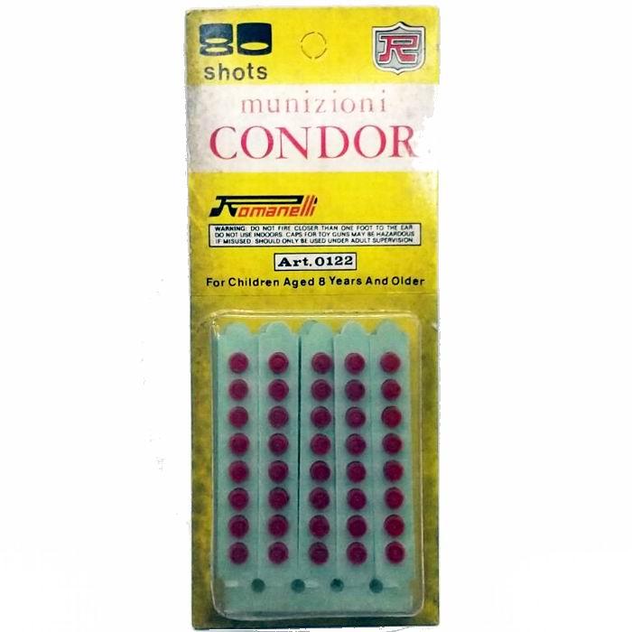 単発火薬 munizioni CONDOR 80shots 海外製 音花火 火薬 トイガン