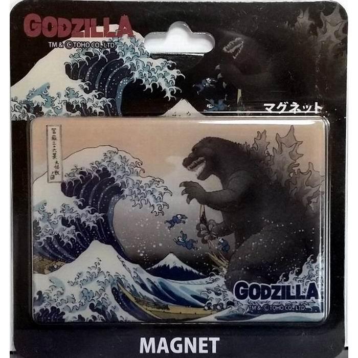 ゴジラ浮世絵 ジャンボマグネット 富嶽三十六景大怪獣ノ図 雑貨 日用品