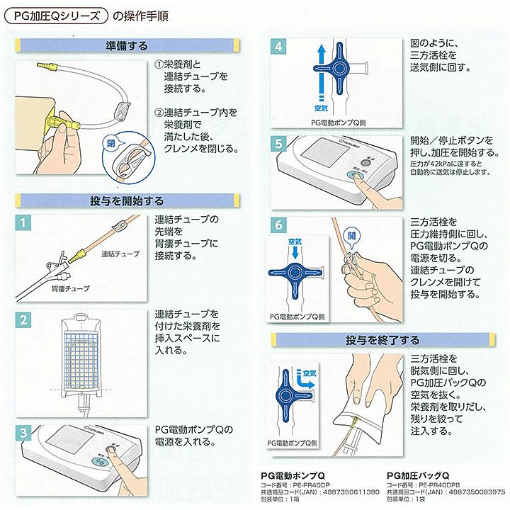 PG加圧Qシリーズセット（PG電動ポンプQ・PG加圧バックQ） : ビー