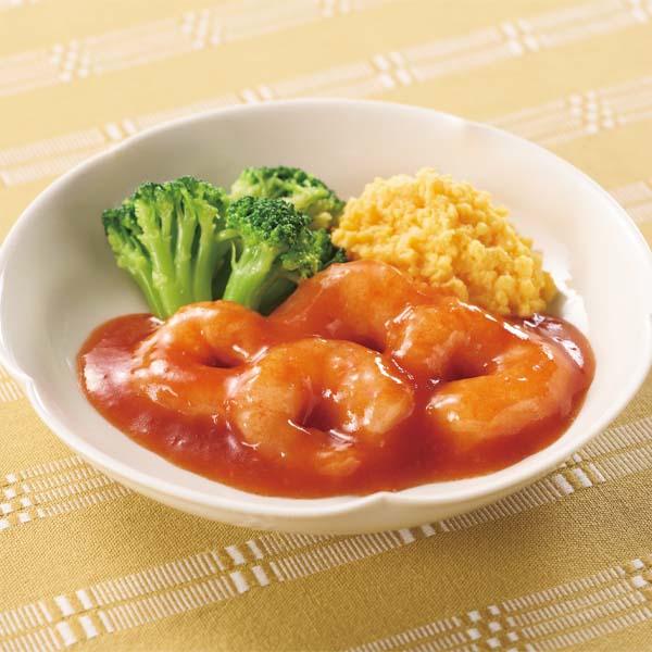 介護食セット あいーと20食　キューピー5食 冷凍】あいーと エビと玉子のチリソースがけ 83g 介護食 やわらか食