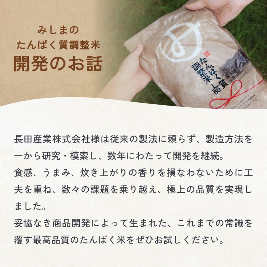 低たんぱく 腎臓病食 低たんぱく米 みしまのたんぱく質調整米 1/50 3kg