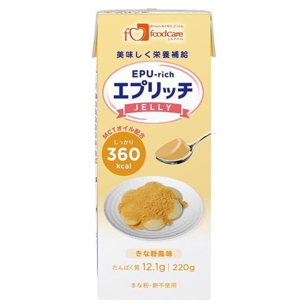 介護食 高カロリー エプリッチゼリー きなこ味 220g : ビースタイル