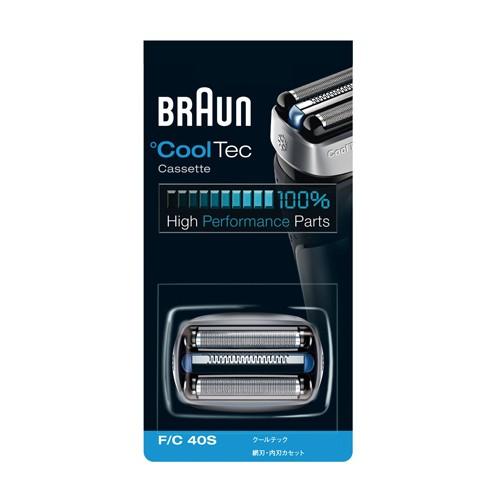 (新品・未開封) ブラウン クールテック F/C 40S 替刃 BRAUN（ブラウン） シェーバー替え刃 F/C40S（シルバー） : B