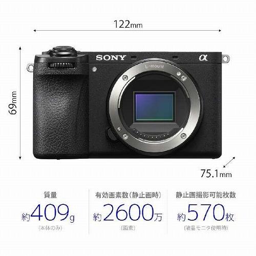 ソニー SONY ミラーレスカメラ α6700 ILCE-6700 ボディ APS-Cサイズ 本体のみ｜b-surprisep｜02