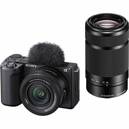 SONY VLOGCAM ミラーレス一眼カメラ ブラック ZV-E10M2X ダブルズームレンズキット