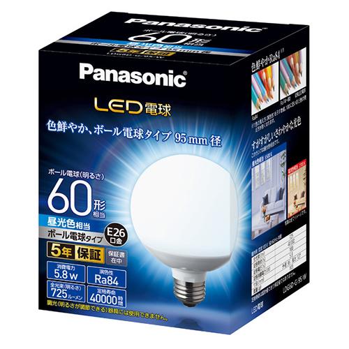 Panasonic  LED電球 Amazon | パナソニック LED電球 E26口金 電球60形相当 昼光色相当(7.8W
