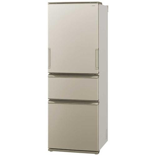 SHARP（シャープ） 冷蔵庫 3ドア 左右両開き 374リットル SJ-X373P-N