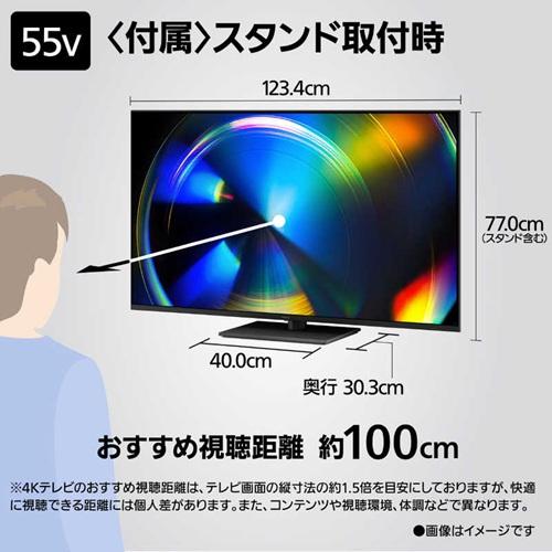 Panasonic（パナソニック） TV-55W93C VIERA ビエラ 55V型 4K液晶