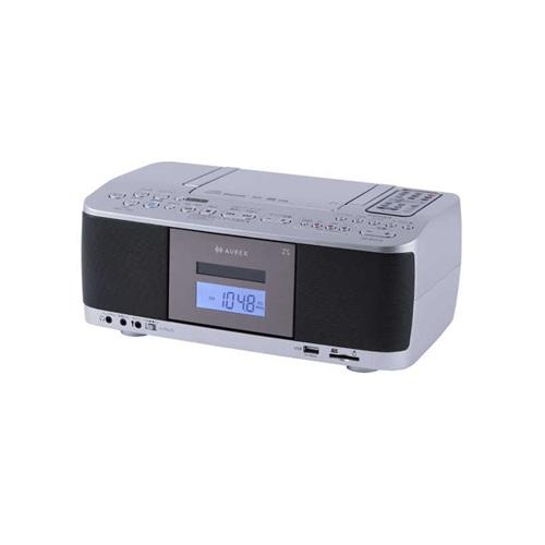 TOSHIBA（東芝） CDラジカセ ワイドFM対応 Bluetooth対応 シルバー AX