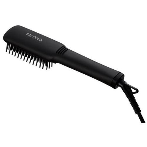 SALONIA（サロニア） ヒートブラシ ヘアアイロン 電気 ストレート