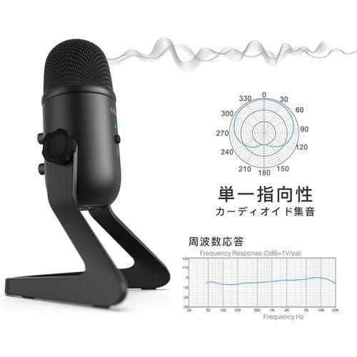 カホンコンデンサーマイクユニット MUSON（ムソン） コンビニ受取可 USBマイク コンデンサーマイク FIFINE