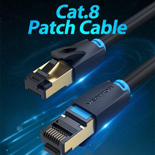 【5個セット】 VENTION Cat.8 SSTP LANケーブル 5m Black IK-8955X5_1