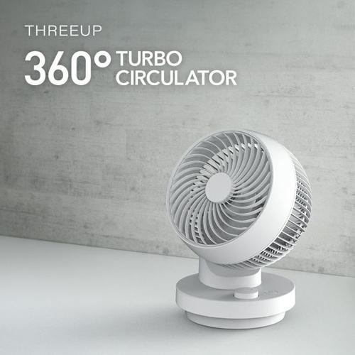 THREEUP（スリーアップ） サーキュレーター ターボ 3D スイング 360 16