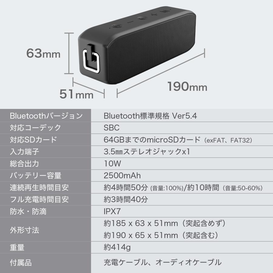 オジリナル Bluetooth スピーカー 防水 小型 お風呂 テレビ キャンプ