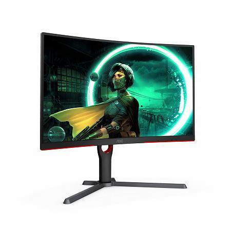 AOC ゲーミングモニター 27インチ 165Hz 液晶ディスプレイ 曲面 1000R