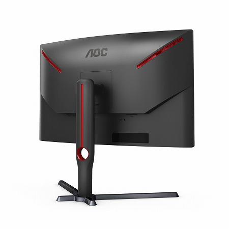 AOC ゲーミングモニター 27インチ 165Hz 液晶ディスプレイ 曲面 1000R