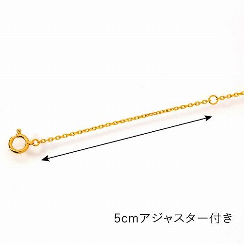 純金 K24 カットアズキ ネックレス 約2.5g 50cmの画像