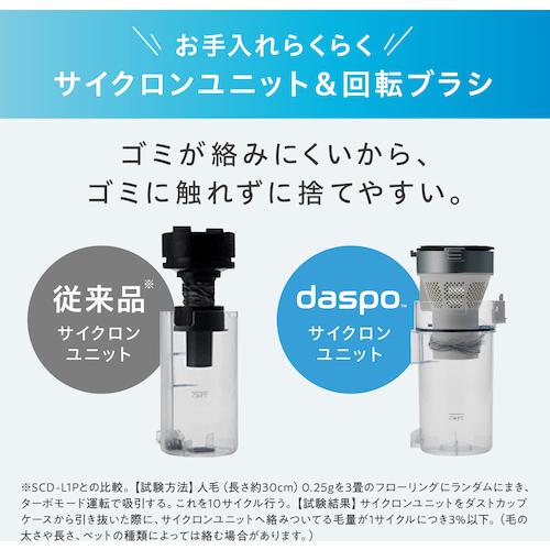 掃除機 コードレス スティッククリーナー スタンド サイクロン 充電式 daspo アイリスオーヤマ SCD-190P｜b-surprisep｜06