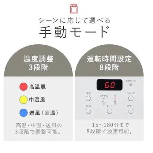 IRIS OHYAMA（アイリスオーヤマ） ふとん乾燥機 カラリエ シングル