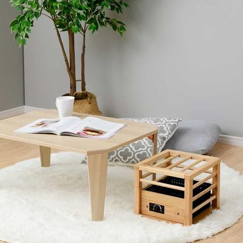 山善 一人用こたつ ナチュラル 27×22cm 温度調節機能付き YH-M105Q 山善（YAMAZEN） 一人用こたつ ナチュラル 27×22cm 温度調節機能付き