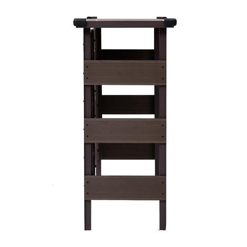 山善（YAMAZEN） エアコン室外機カバー 人工木 大型タイプ ガーデン