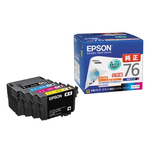 エプソン（EPSON） エプソンEPSONIC4CL76エプソンインク : B