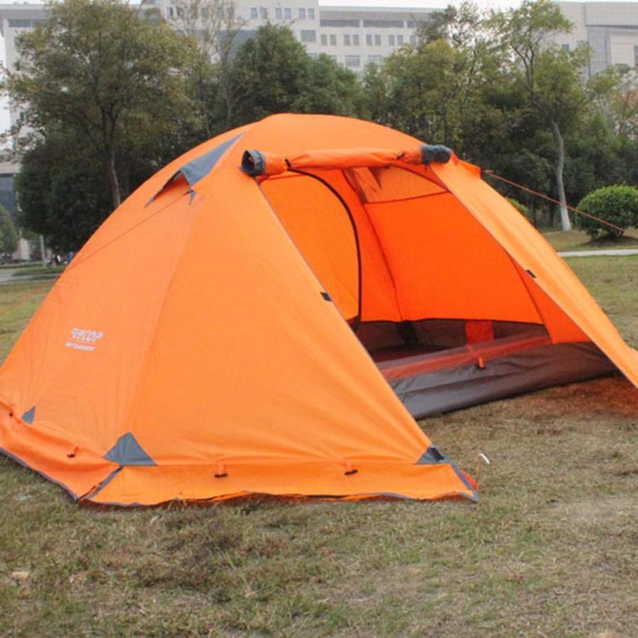 Kazumiya テント 2人用 キャンプテント ツーリングテント Pu4000mm アウトドア 4シーズン 登山 山岳 前室 二重層 高通 Supersport Tn