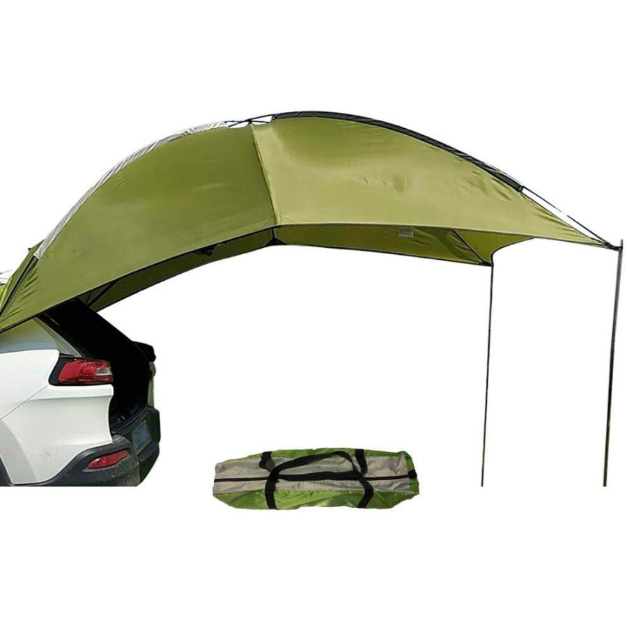 Kadahis タープ テント 改善版 カーサイドタープ 車用 日よけカーテント 設営簡単 単体使用可能 5 8人用 軽量 キャンプ テント Jsonic Ca