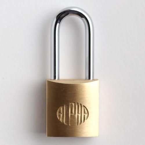 アルファ南京錠 15mm 鍵 セキュリティ 防犯 小さめ 小型 : ブック