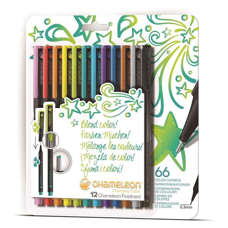 水性ペン 0 3mm カメレオンブレンドライター ブライト 12色 グラデーション カメレオンペン イラスト ブックカバー 文具専門店 Bタウン 通販 Yahoo ショッピング