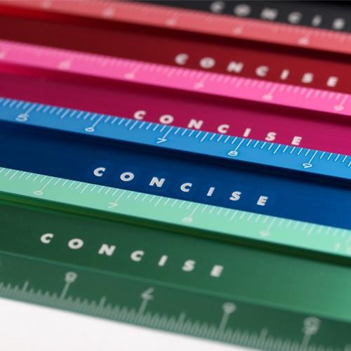 コンサイス 定規 アルミ 15cm アルミフラットスケール かわいい おしゃれ デザイン文具 事務用品 Aluminumflatscale 15 ブックカバー 文具専門店 Bタウン 通販 Yahoo ショッピング