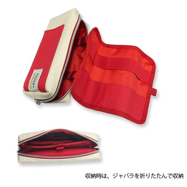 CONCISE（コンサイス） ペンケース ポーチ ベロウズ ドット柄 水玉