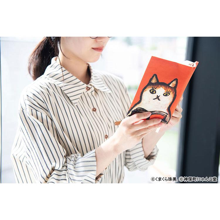 CONCISE（コンサイス） 神保町にゃんこ堂 ブックカバー 文庫サイズ 布