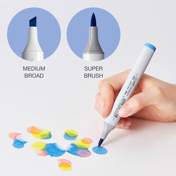 コピック スケッチ ベーシック 24色セット COPIC Sketch コピックセット イラスト マーカー コミック アルコール染料インク エアーブラッシング｜b-town｜04