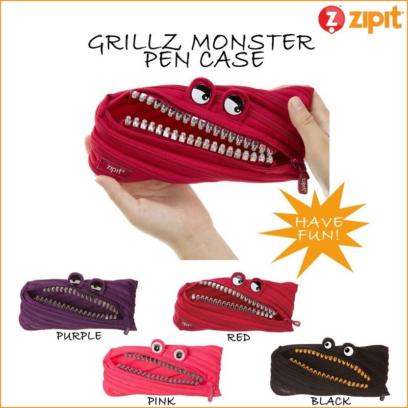 ペンケース ジップイット モンスター グリルズモンスター かわいい ステーショナリー 文房具 筆箱 Zipit Zip03 ブックカバー 文具専門店 Bタウン 通販 Yahoo ショッピング