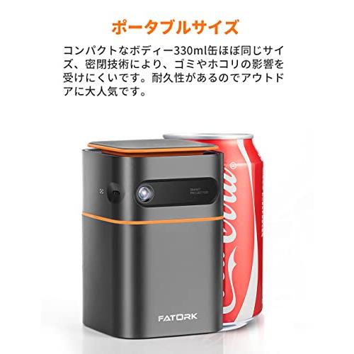 【美品】プロジェクター 小型 FATORK 5G モバイルプロジェクター 家庭用 プロジェクター 小型 FATORK 5G モバイルプロジェクター 家庭用