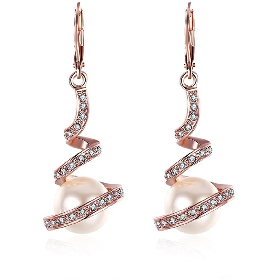 売上実績no 1 人気 レディース フープピアス 人気 ジュエリー Rockyu ゆれる パ アクセサリー ピンクゴールド ブランド 真珠ピアス 18k 大人 ペアブレスレット バングル Www We Job Com